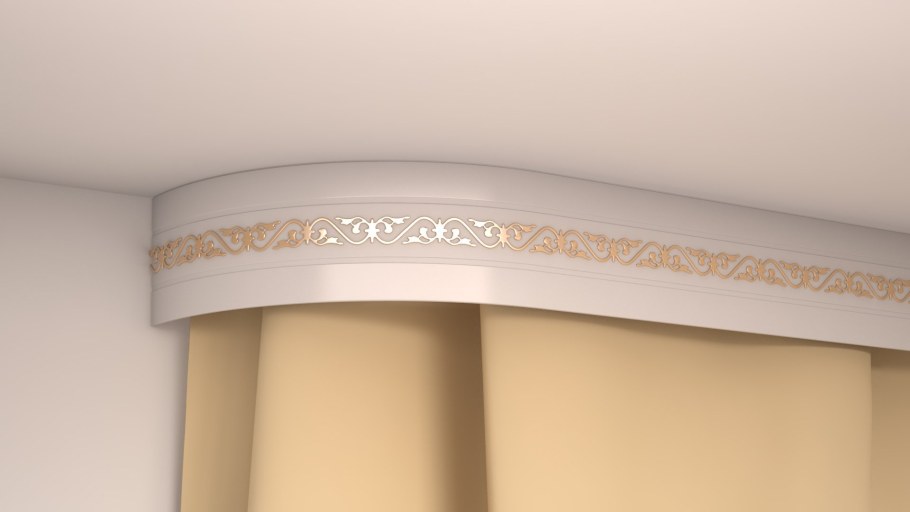 Багетный карниз Ажур