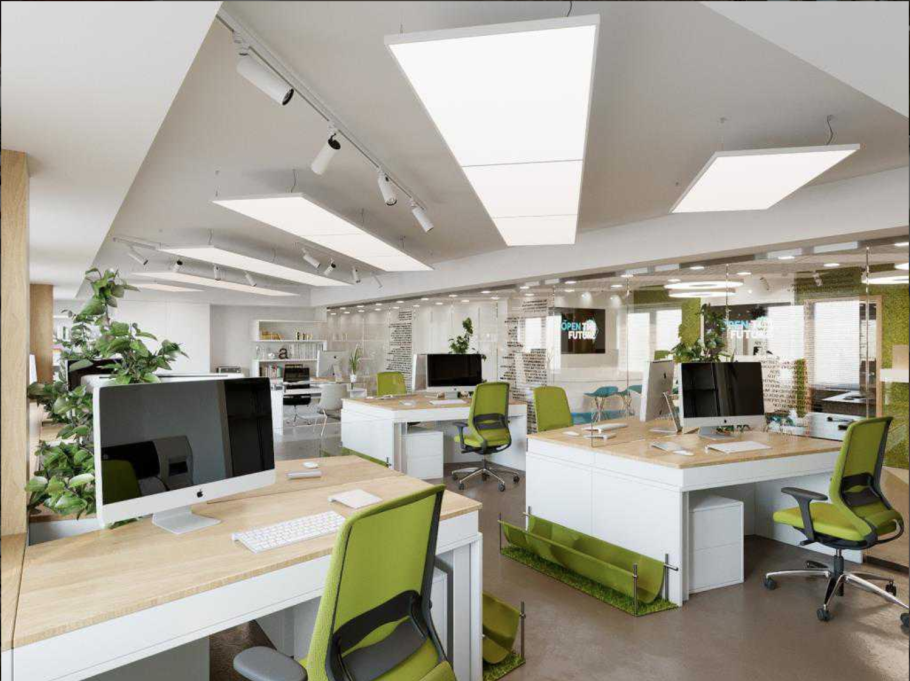 Современный офис интерьер