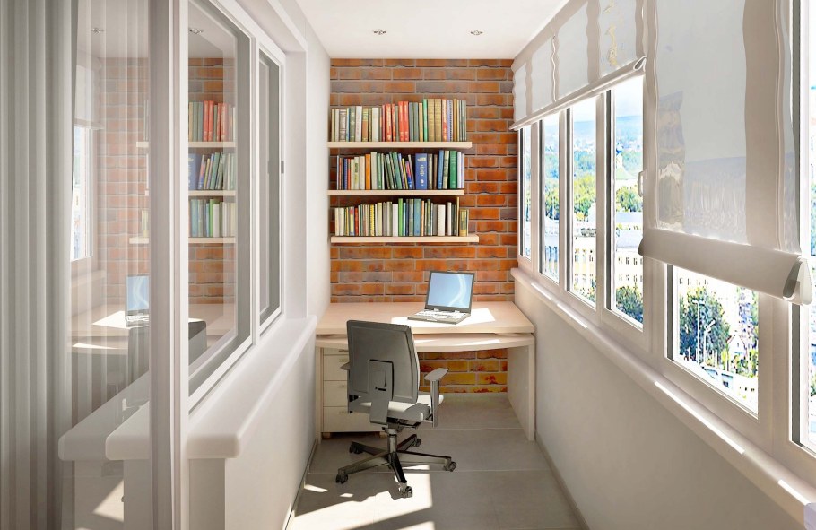 Интерьер лоджии