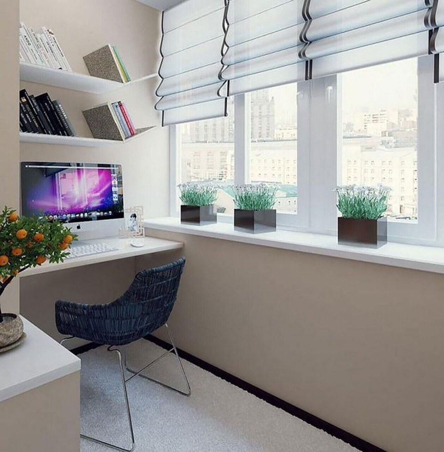 Кабинет на балконе