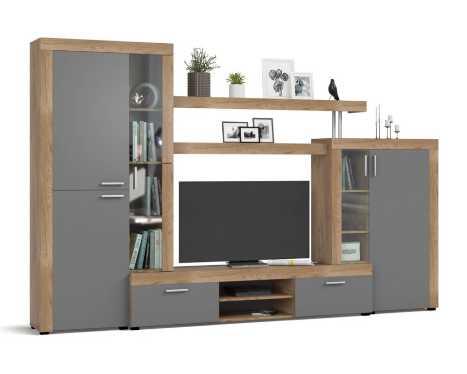 Стенка Монтана сонома, белый