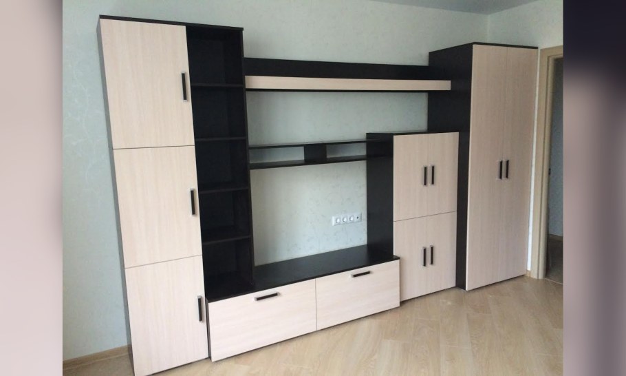 Стенка Мальта 5/5 венге+дуб