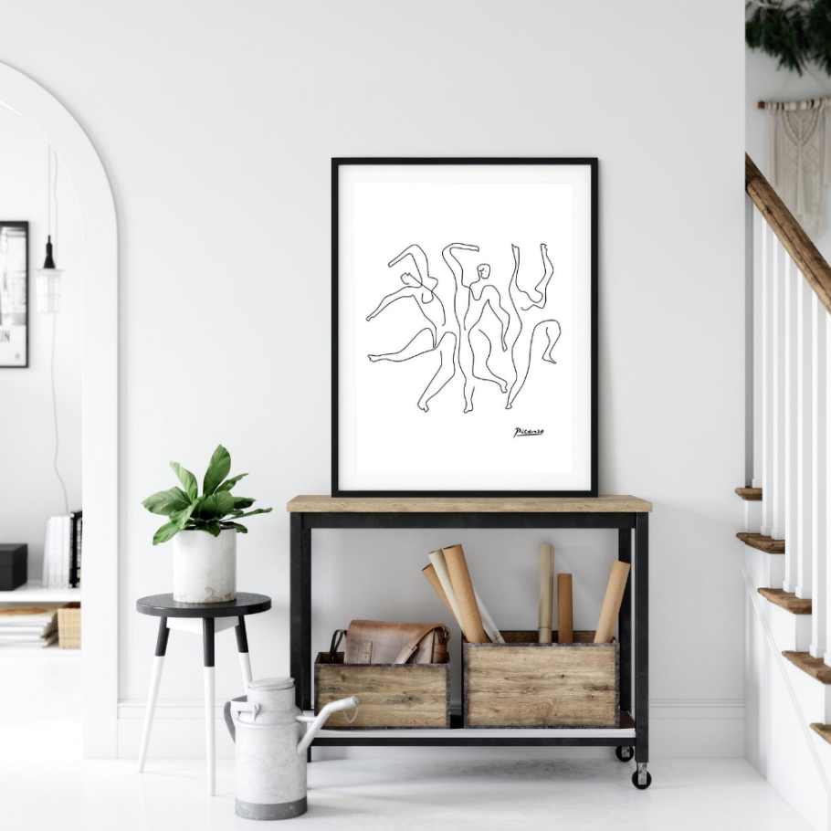 Мокапы картин в интерьере