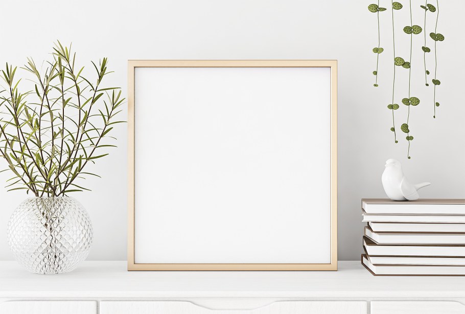 Мокапы рамка в интерьере