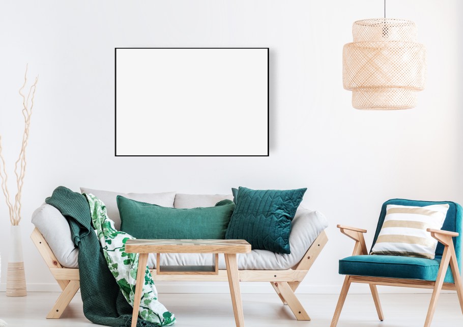 Мокапы картин в интерьере