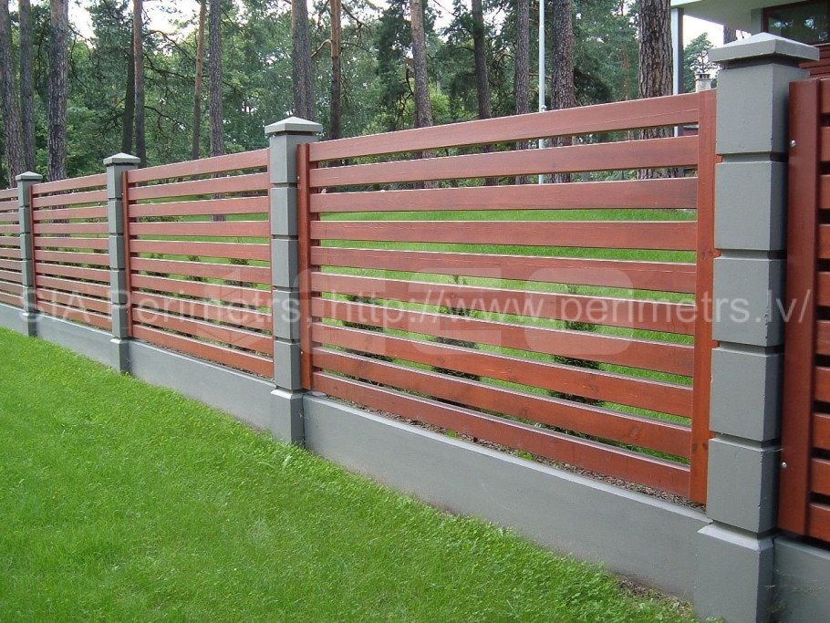 Забор евроштакетник ранчо