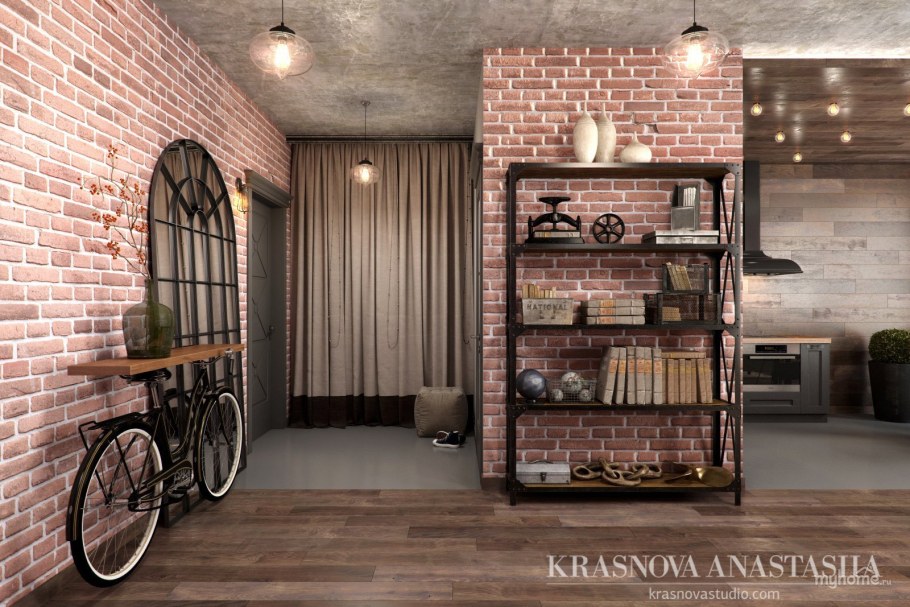 Прихожая лофт София Честерфилд