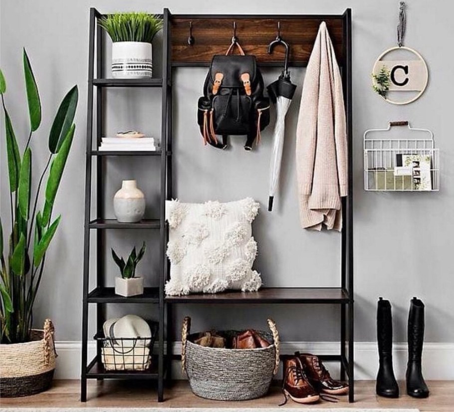 Стенка в прихожую в стиле лофт