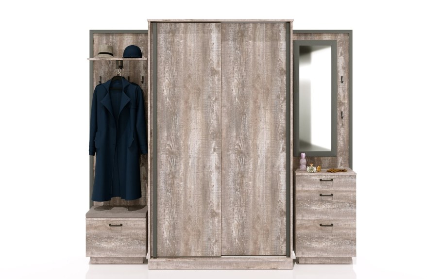 Хофф прихожая лофт бетон