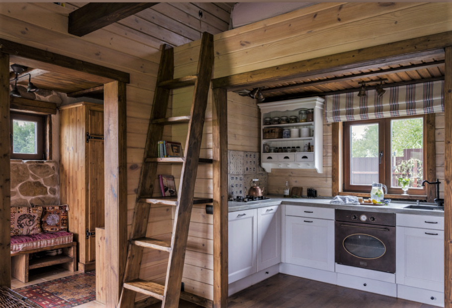 Кухня в деревенском доме