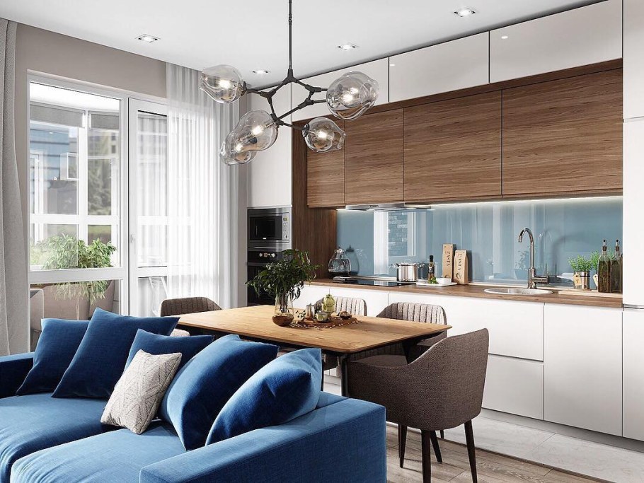 Кухня гостиная