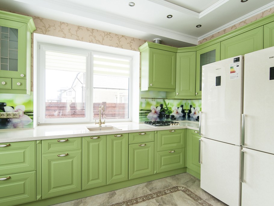 Кухня Прованс фисташка олива