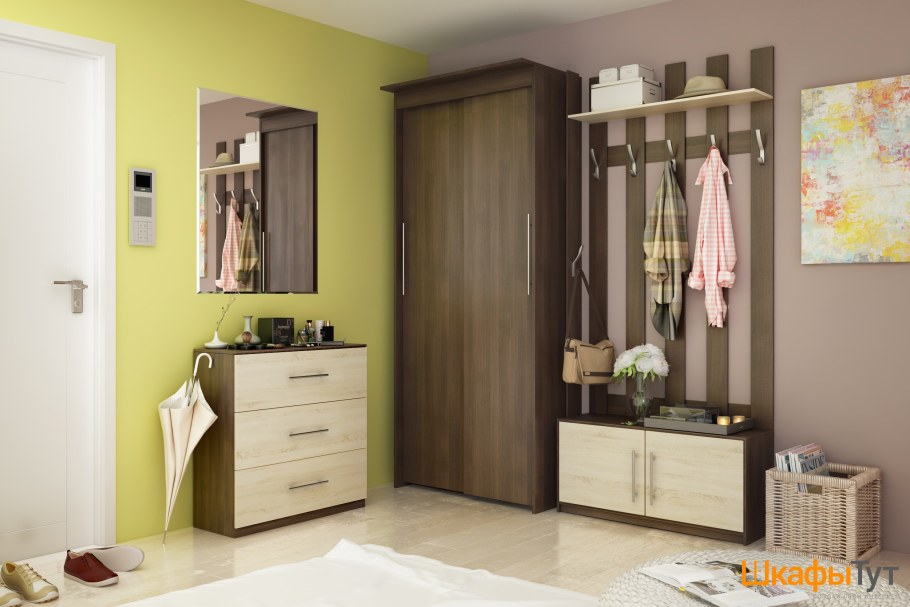 Шкаф в прихожую эконом класса