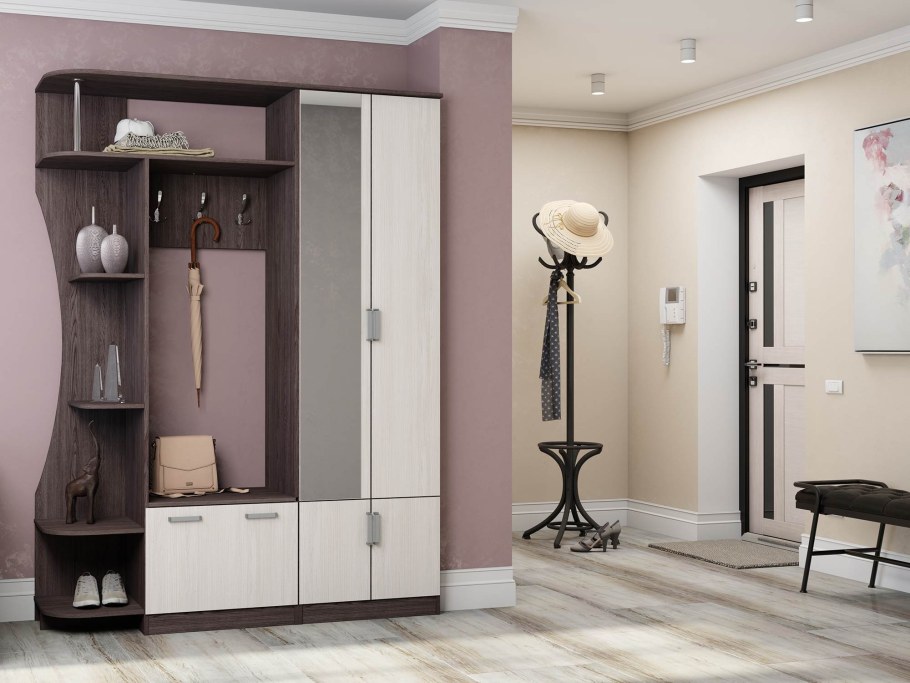 София 5 прихожая Анкор темный/Анкор