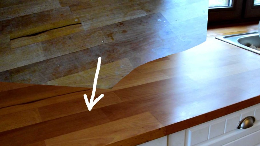 Отремонтировать столешницу из ламинированного ДСП