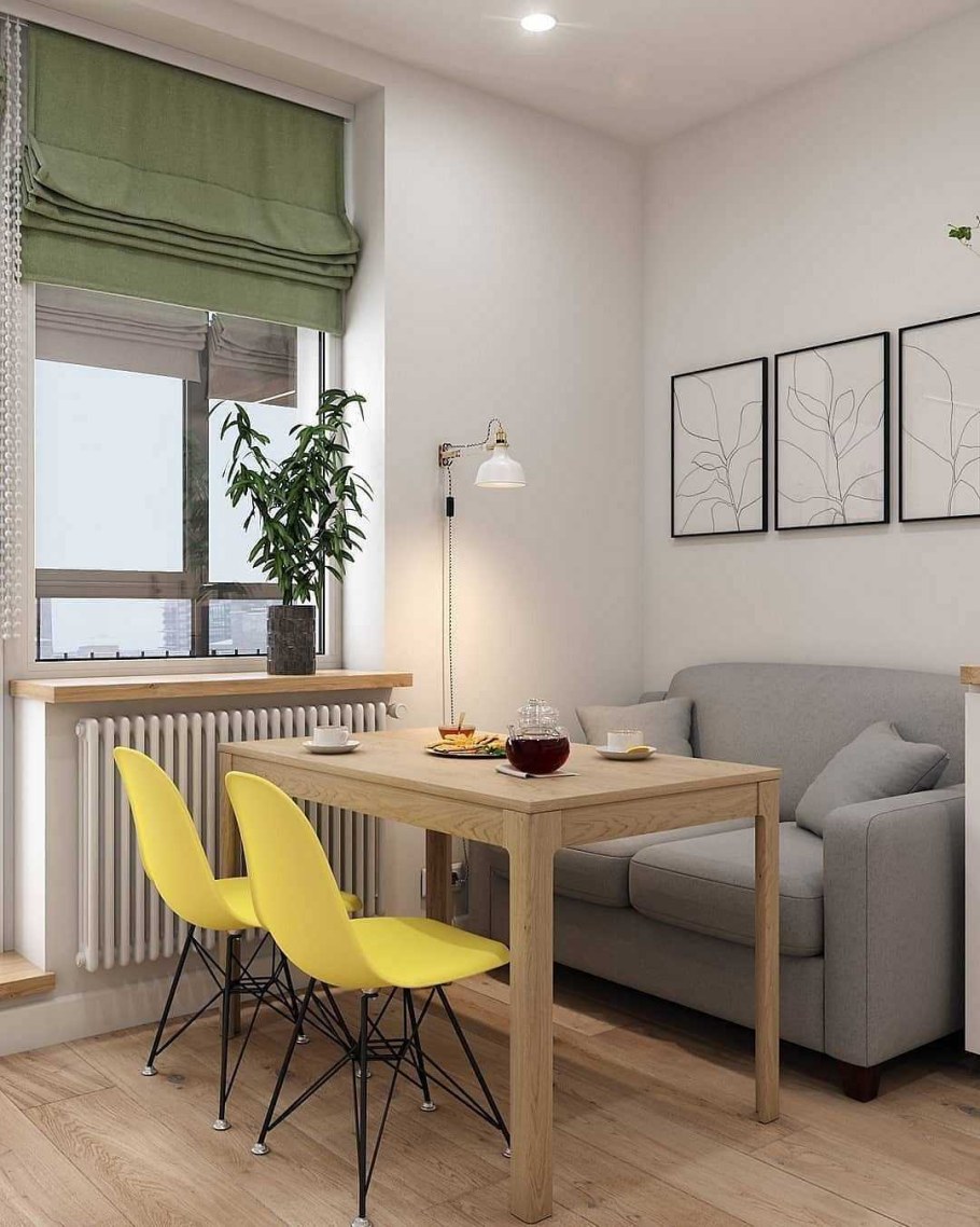 Интерьер кухни гостиной 11кв