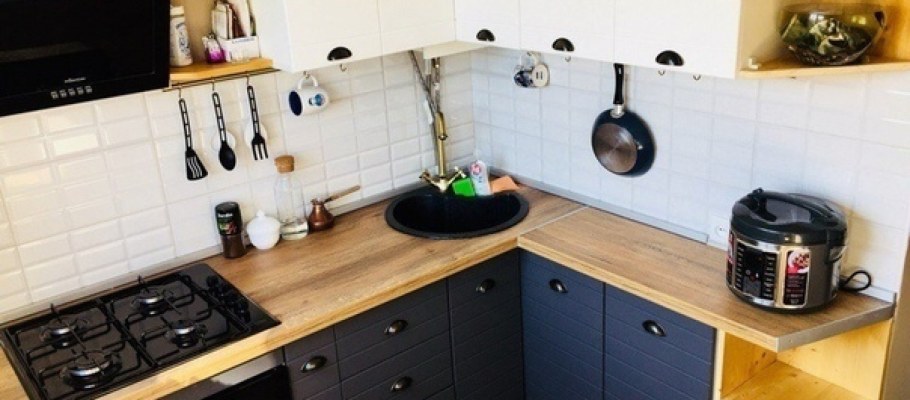 Интерьер маленькой кухни 5 кв.м