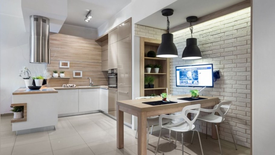 Современная отделка кухни