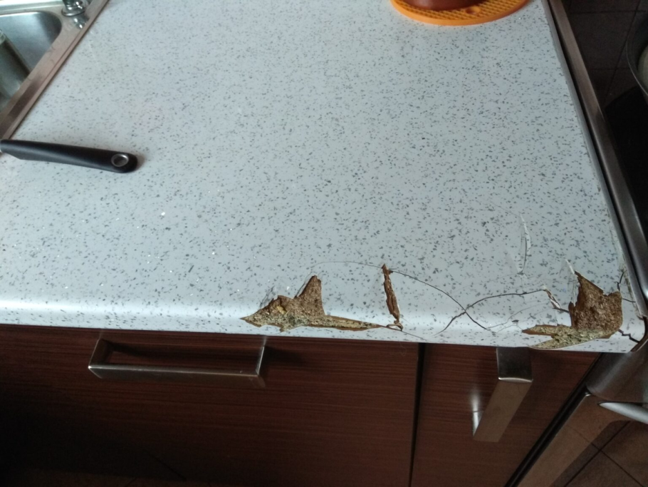 Край столешницы