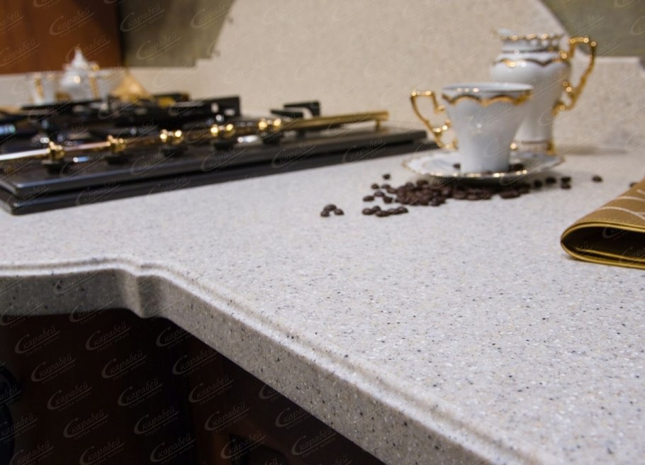 Фрезеровка столешницы из искусственного камня