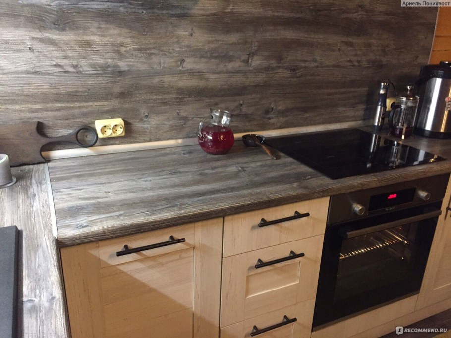 Кухня фрейм светлый Леруа