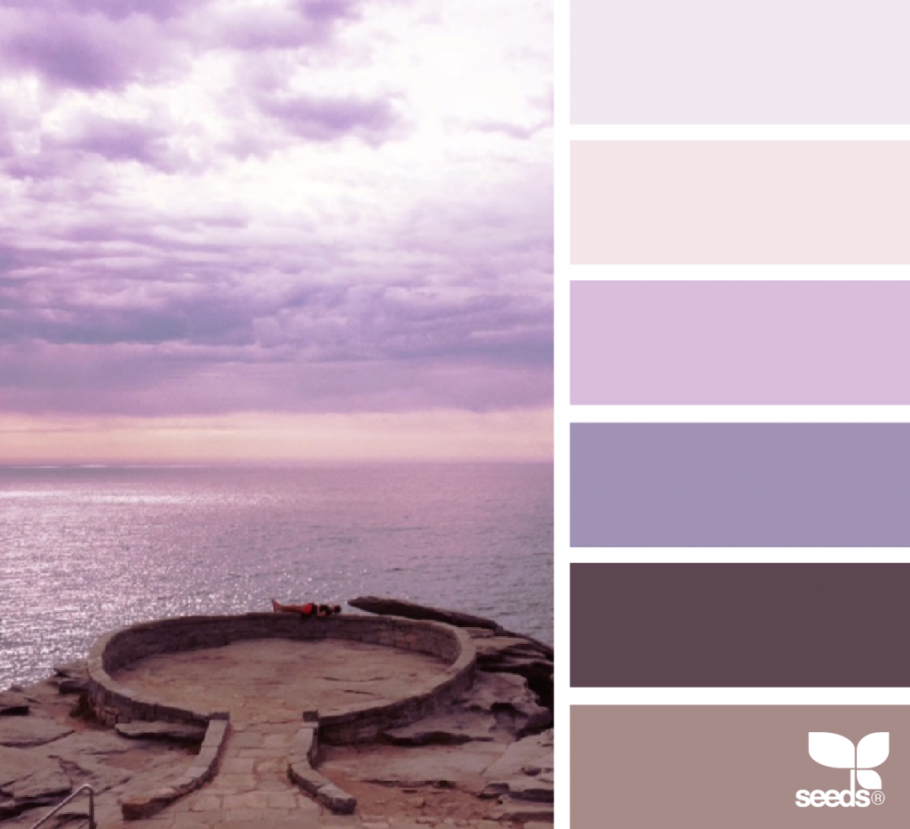 Цветовые сочетания с фиолетовым