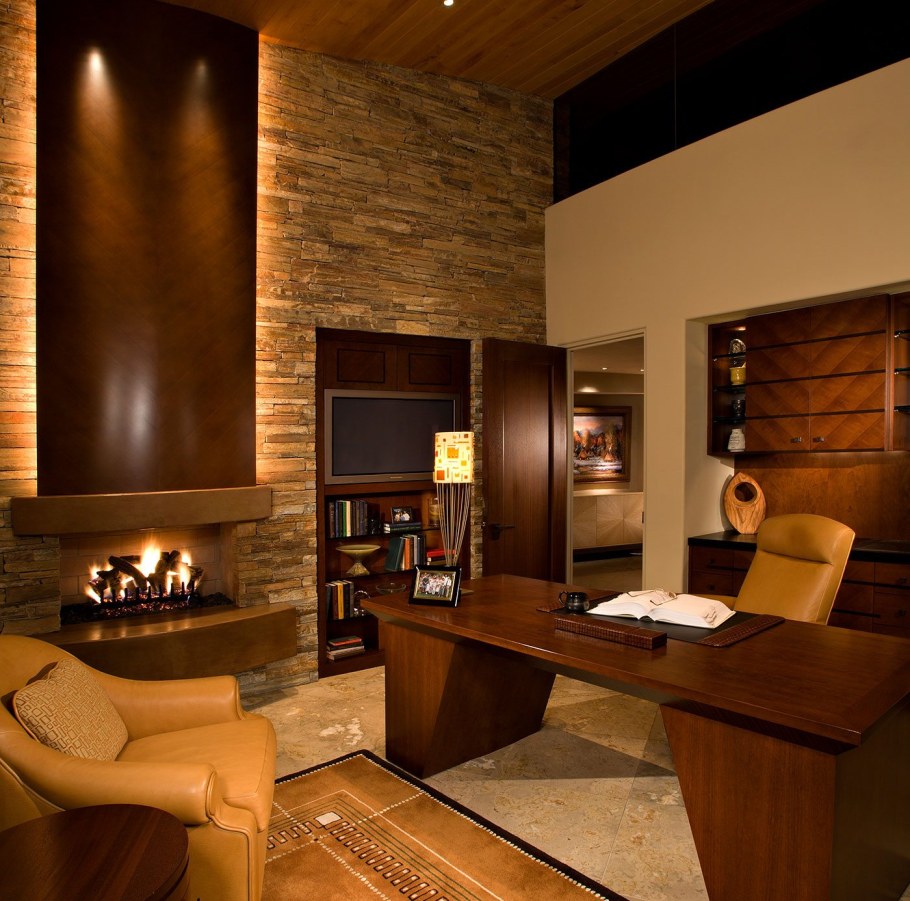 Мужской кабинет интерьер