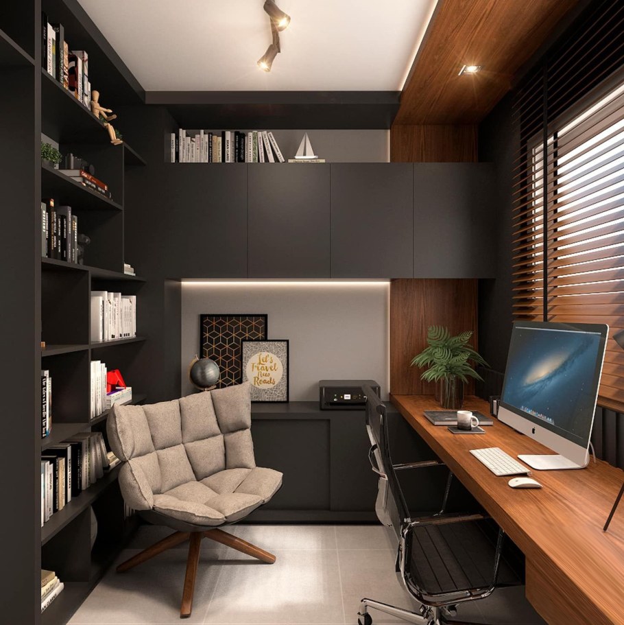 Кабинет дизайн интерьера