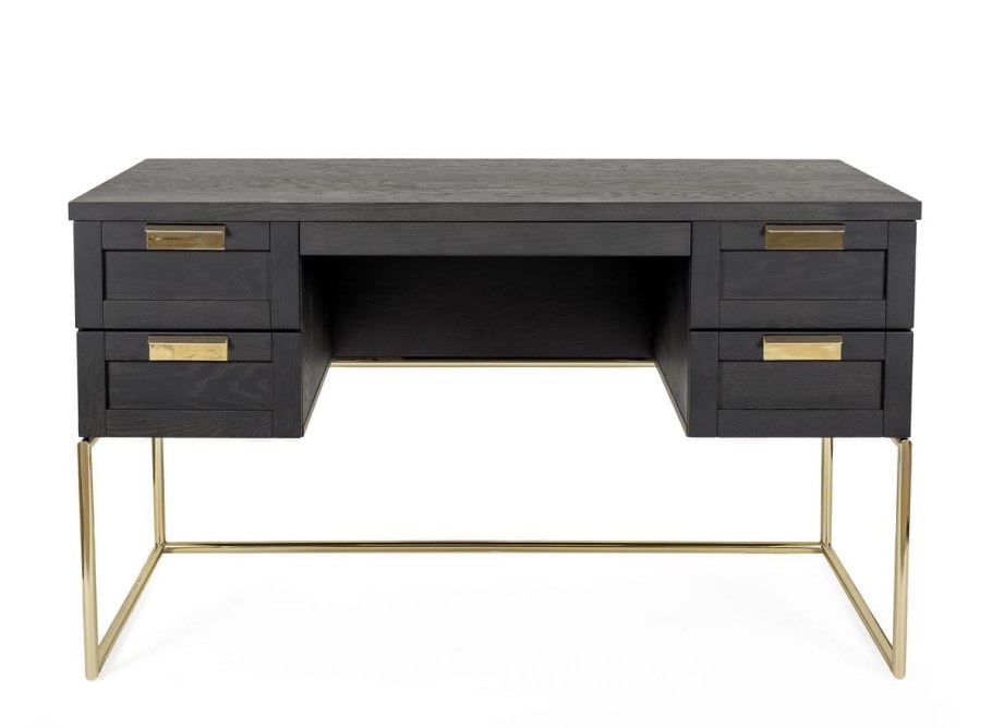 Стол письменный р-Оптима (черный, 1180x670x749 мм)