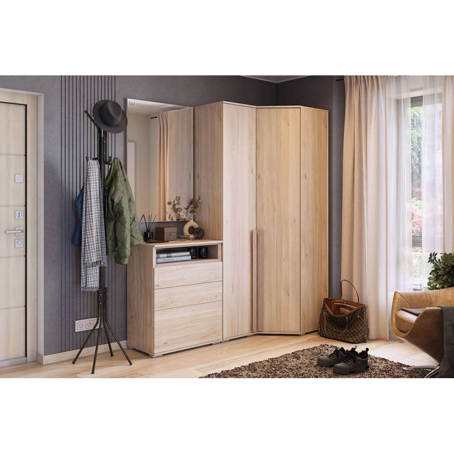 Лайк шкаф 3 дв. 05.02 Дуб Мария/какао