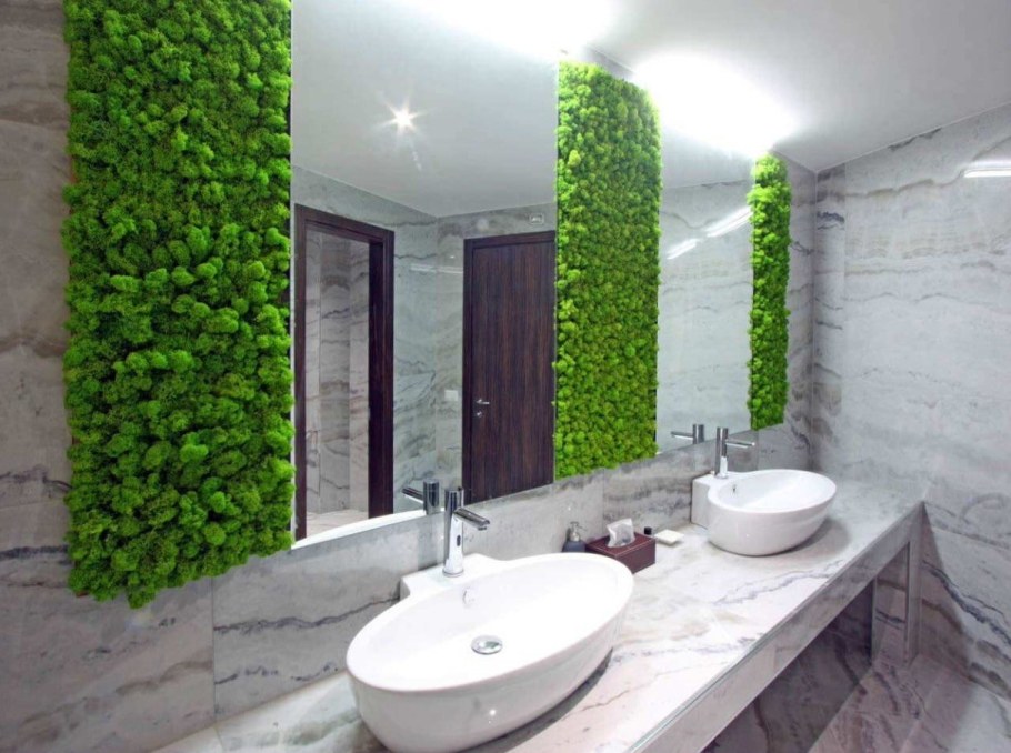 Озеленение ванной комнаты