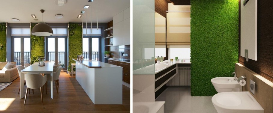 Искусственный газон в интерьере