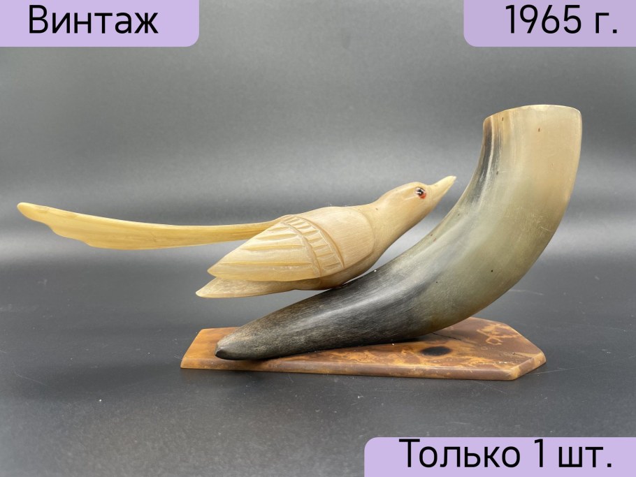 Птица с рогами