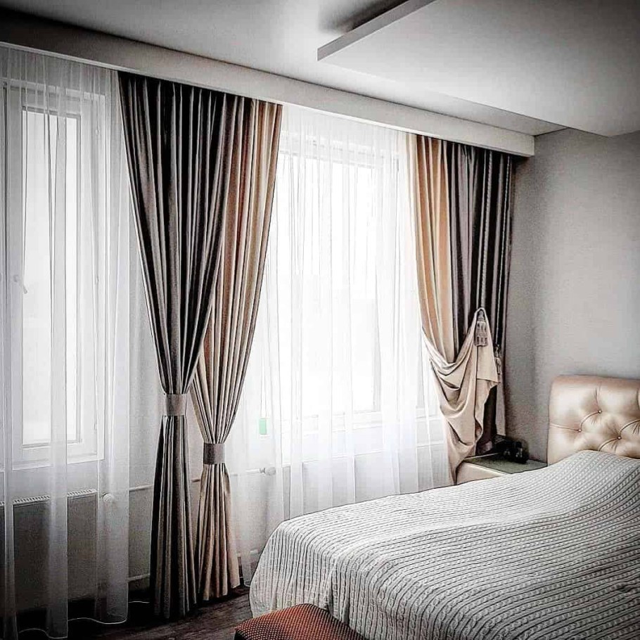 Шикарные шторы в спальню