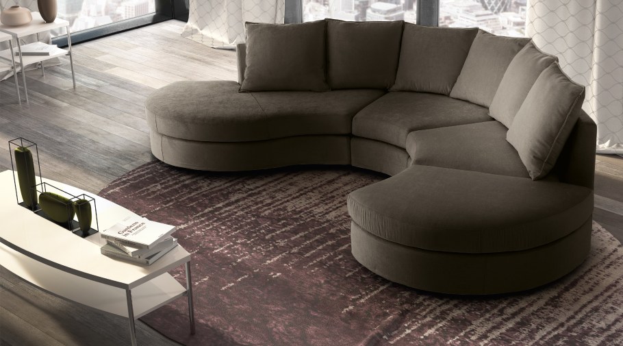 Диван модульный радиусный Боно