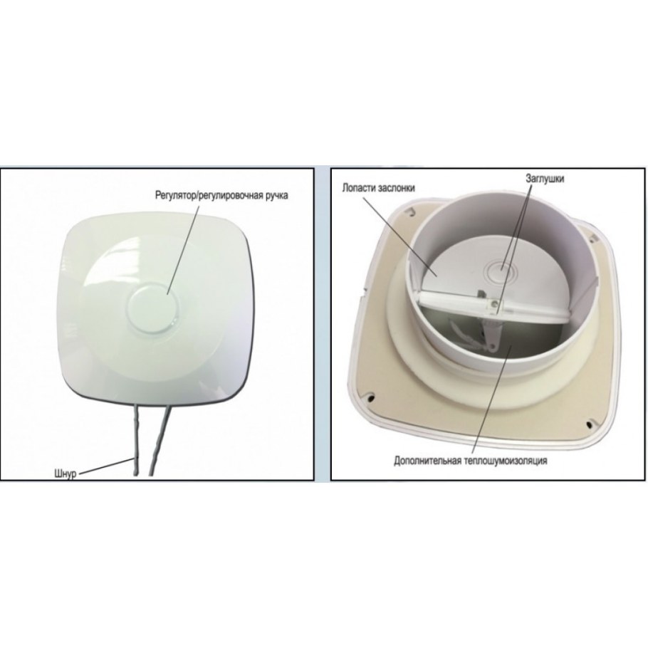 Клапан инфильтрации воздуха Airone КИВ 125 1м с антивандальной решеткой