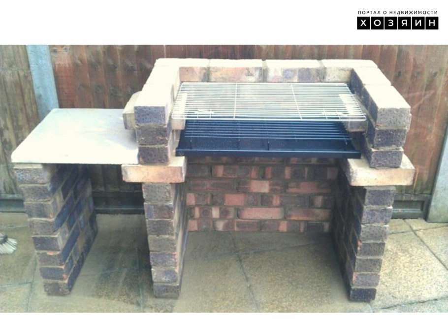 Барбекю из блоков