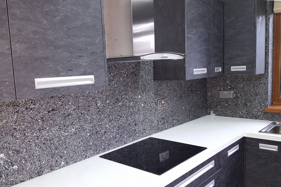 Жидкие обои серые