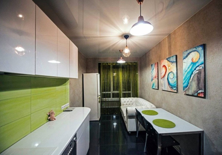 Декоративная штукатурка на кухне