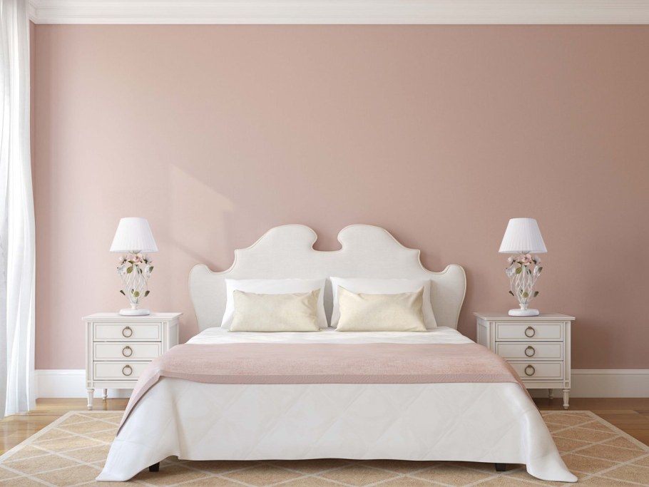 Цвет краски для стен в спальне