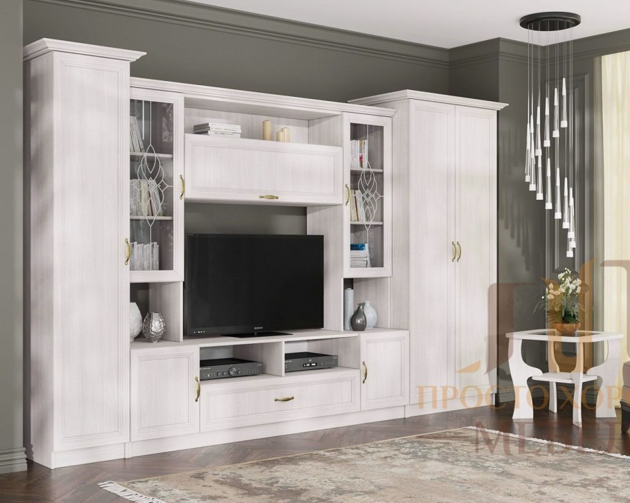 Гостиная ясень Анкор светлый