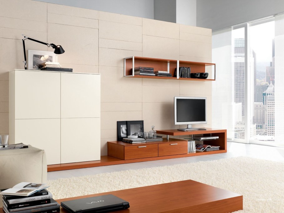 Модульные системы хранения для гостиной