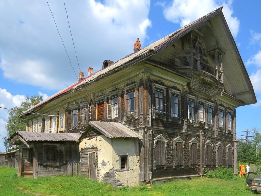 Купеческий деревянный дом 19 века