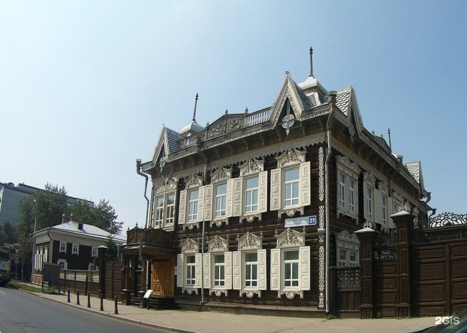 Дом Купцов Шастиных кружевной дом Иркутск