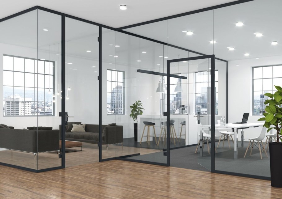 Алюминиевые перегородки Алюком