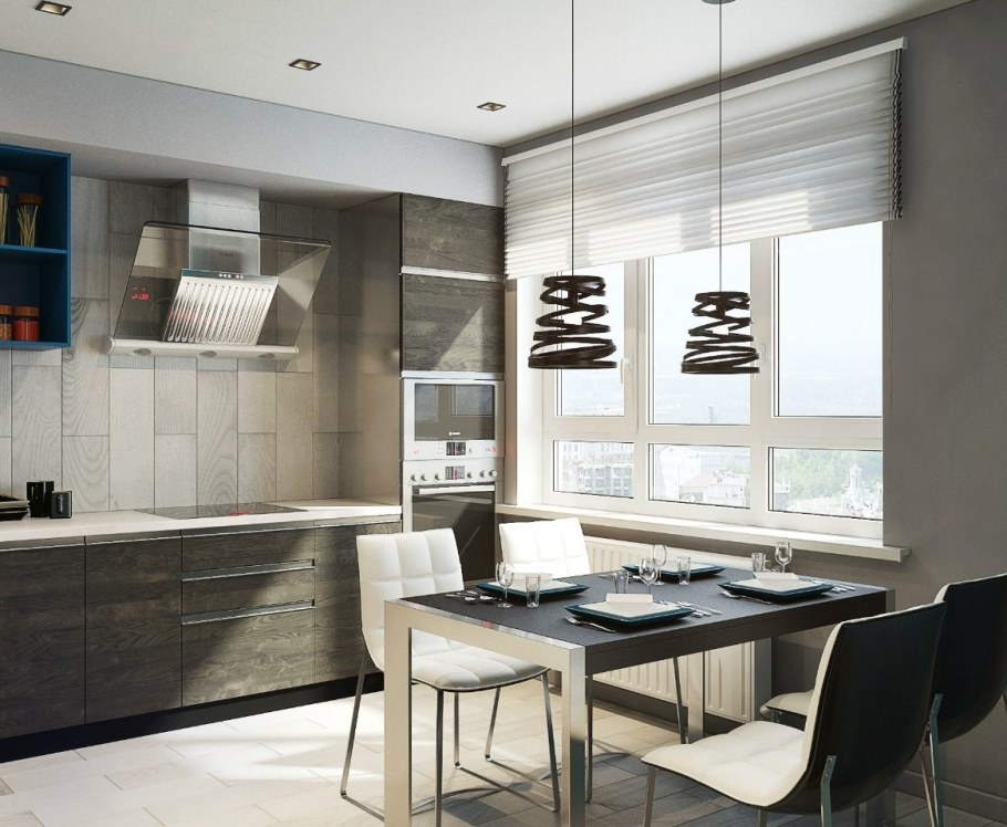 Маленькая кухня в современном стиле