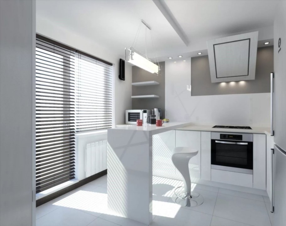 Маленькая кухня в современном стиле