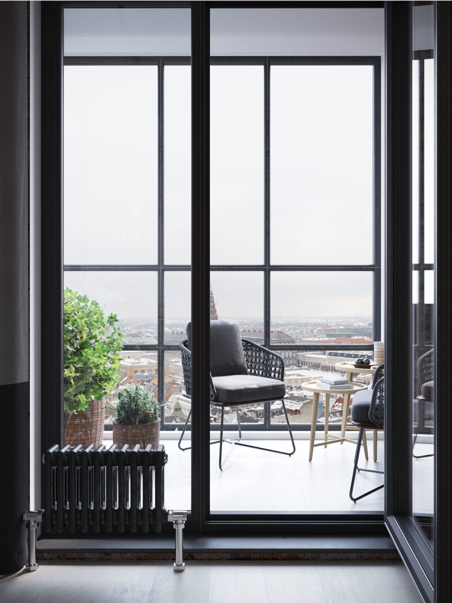 Французские окна на балкон