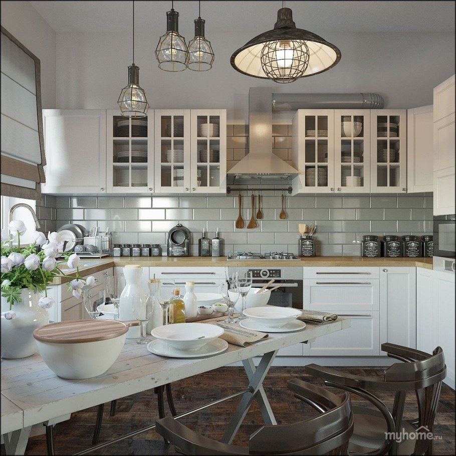 Стиль хюгге в интерьере кухни