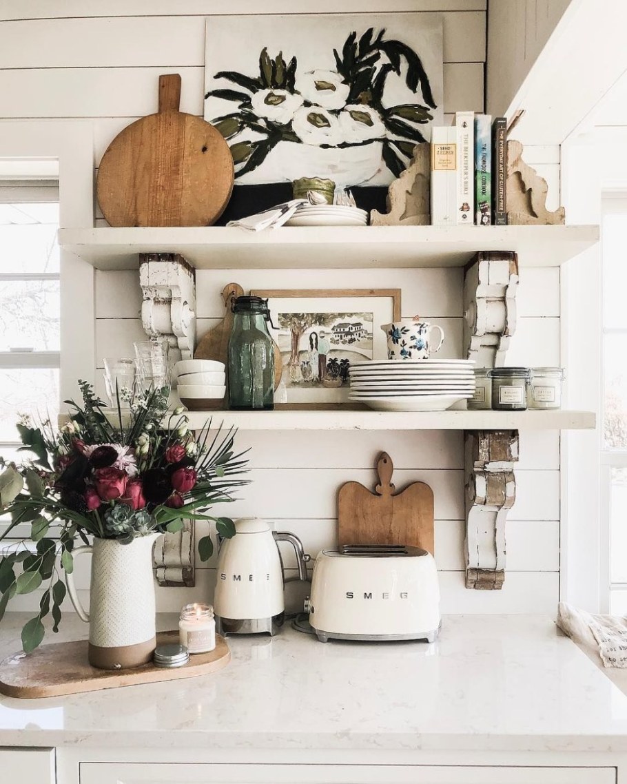 Декорирование кухонных полок